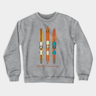 Vintage Water Skis Crewneck Sweatshirt